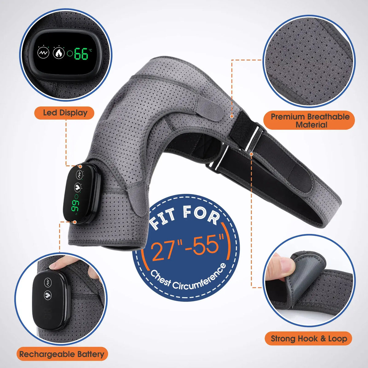 Heated Shoulder Support Wrap